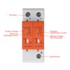 DC Surge Protector Visual Alarm Window Modular Design Protective Arrester