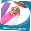VILLFUL Erasable Notebook Paper Magnetic Strips Magnetic Chart Strips for