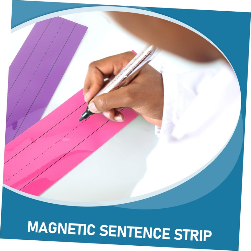 VILLFUL Erasable Notebook Paper Magnetic Strips Magnetic Chart Strips for