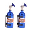 KEEDA 2 PCS Metal Simulated NOS Nitrogen Bottle with Bracket