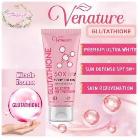 Venature Glutathione 50X Tone Up Lotion SPF 50+ PA+++ 150ml Hydrating Care