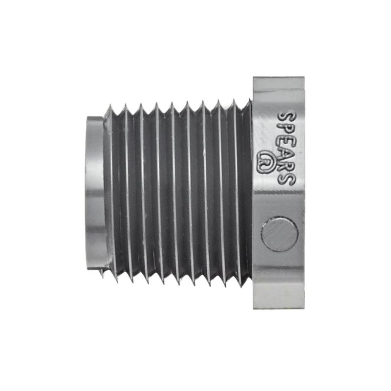 Spears 839 Series PVC Pipe Fitting, Bushing, Schedule 80, 2"