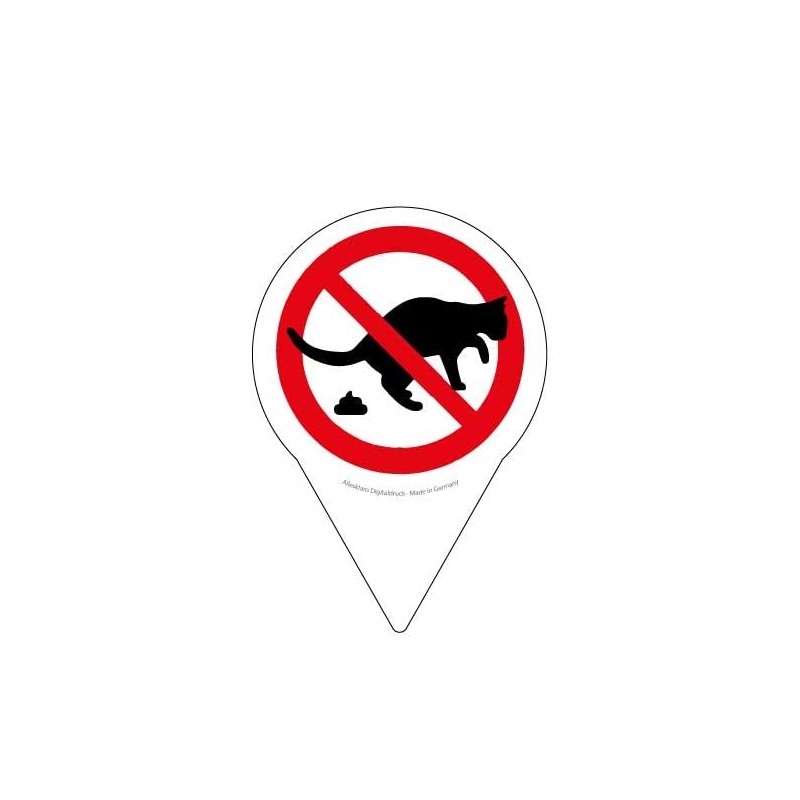 AllesKlaro® – Set of 4 – High-Quality Plug-In Signs –