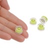 HARFINGTON 4pcs Round Bubble Level 13x7mm Mini Circular Bullseye Spirit
