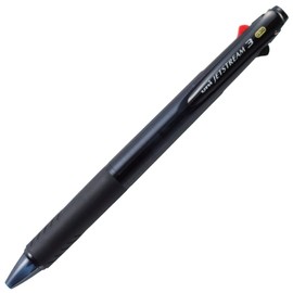 Mitsubishi Pencil Tri-Color Ballpoint Pen, Jetstream 0.38, Transparent Black, Easy to Write, SXE340038T.24