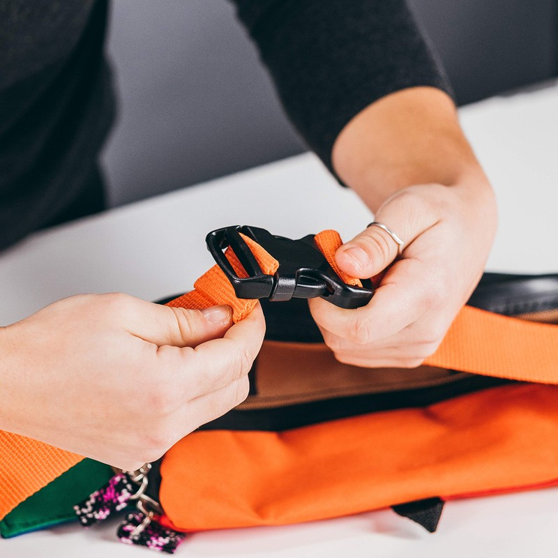 Gear Aid Dual Adjust Buckle Kit, Black, 2-Inch