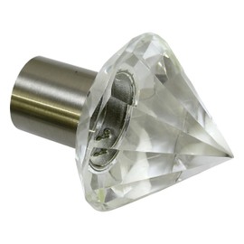 Gardinia 11205 Endpin Bevel Tip, Stainless Steel Look