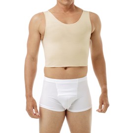 Underworks FTM Extreme Tri-Top Chest Binder Top 983 - Nude Medium