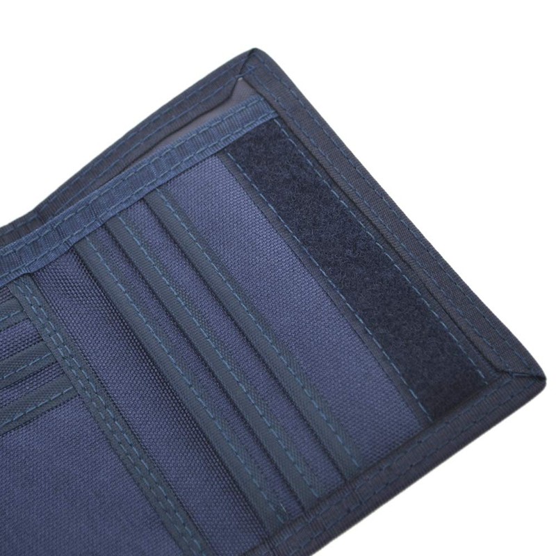 TOPTIE Mens Trifold Wallets with Zipper Coin Pocket, Canvas Billfold