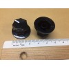 Unbranded 2x Guitar Bass Effect Pedal Knobs Black New 24mm