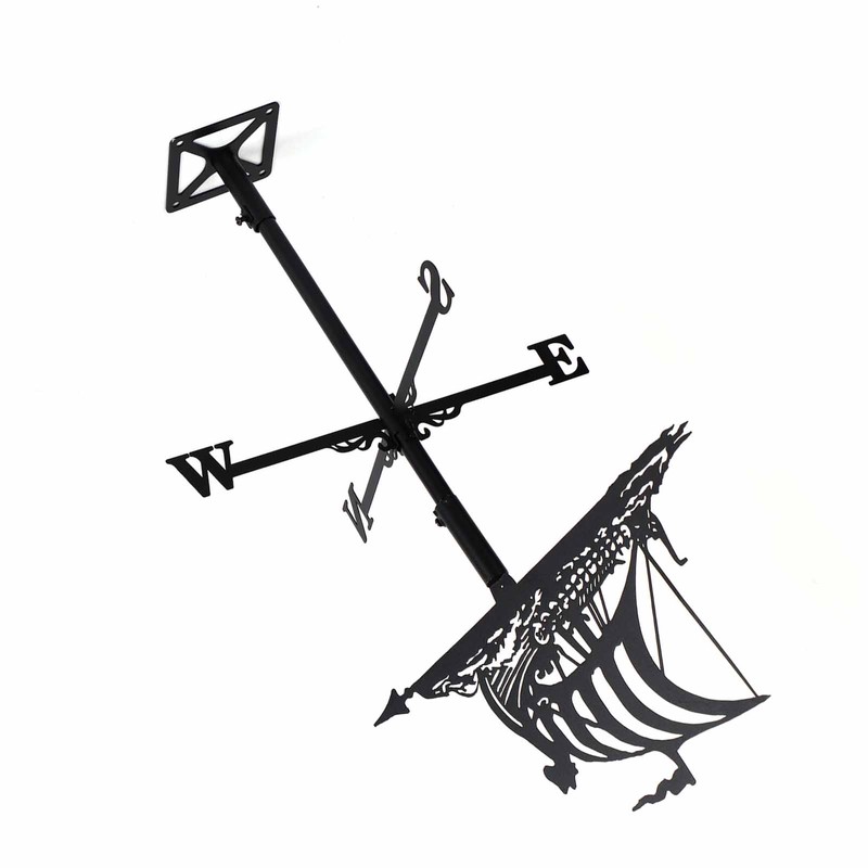 Stainless Steel Weather Vane Retro Farm Scene Garden Stake Weathervane