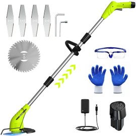Besiter Cordless String Trimmer 3-in-1 Battery Powered Electric Weed Wacker with 3.0Ah Rechargeable Battery for Lawn, Garden, Yard