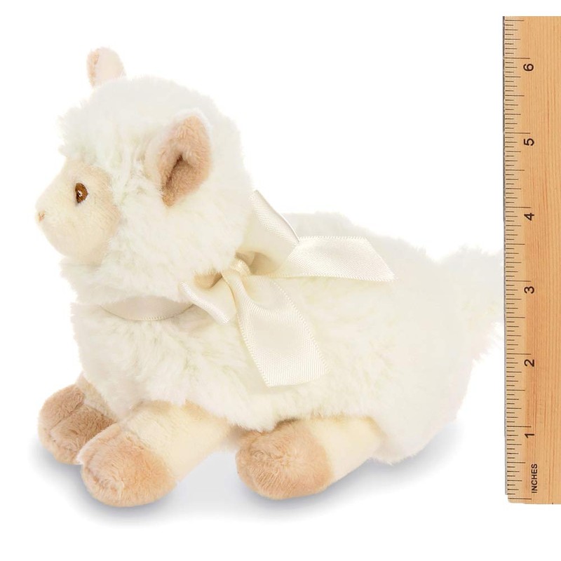 Bearington Collection Baby Baa Plush Stuffed Animal Lamb with Rattle,