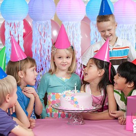 Paper Lantern Decoration, Pack of 9 Jellyfish Paper Lanterns, Ocean Lanterns, Lampshade, Mermaid Birthday Decoration, Ocean Theme Party Supplies for Children Theme Party