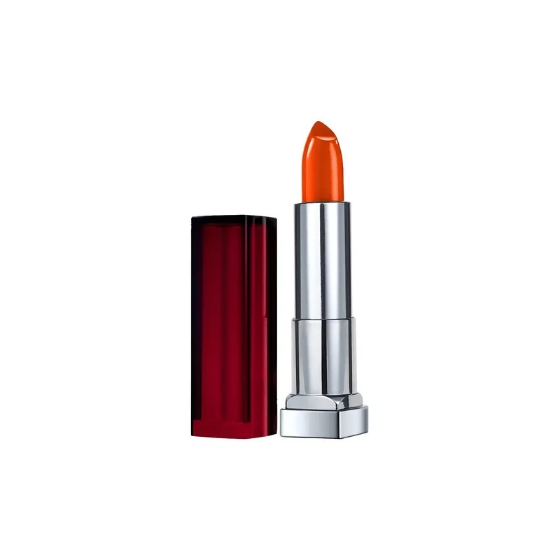 2 Labial Maybelline Color Sensational 880 Naranja Eléctrico