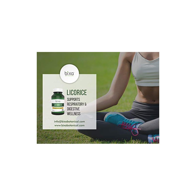 Licorice Root Extract Capsules/Mulethi/Glycyrrhiza Glabra, 60 Veg Capsules, 450 mg,