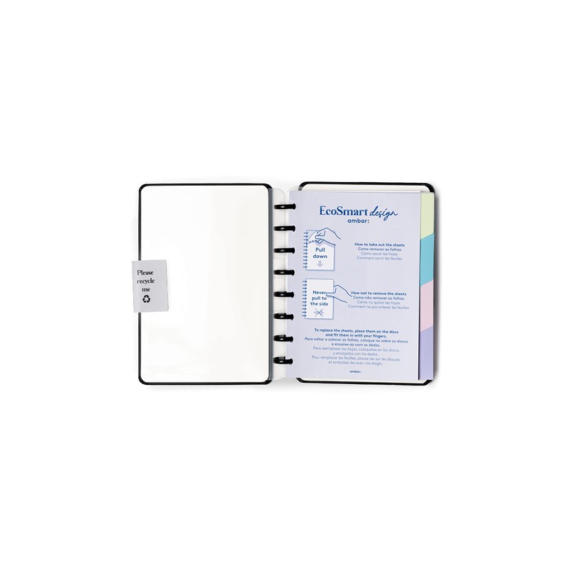 Ambar EcoSmart Notebook A5 PU 100Sheets 100G ClassroomMates Brown