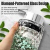 Malachi Foaming Hand Soap Dispenser, Refillable Clear Glass Pump Bottles