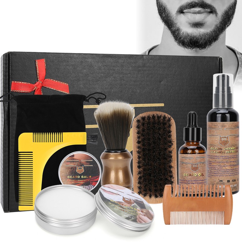 SEFUDUN Beard Grooming Kit for Men Beard Oil Beard Brush