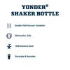 YETI Yonder 27 oz (737 ml) Leakproof Protein Shaker Bottle,
