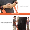 XEMQENER 2 Person Shoulder and Wrist Movement Straps for Carrying