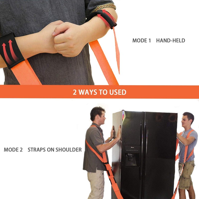 XEMQENER 2 Person Shoulder and Wrist Movement Straps for Carrying
