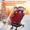 LAT Baby Warm Bunting Bag Universal,Stroller Sleeping Bag Cold Weather,Waterproof