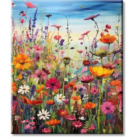 Puzzles for Adults 1000 Pieces, Flowers 1000 Piece Puzzle for Adults, Jigsaw Puzzles 1000 Pieces with Letters On Back Hard Impossible Difficult Challenging Family Puzzle (27.5"X19.6")