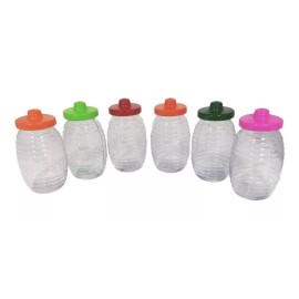 Plásticos genéricos Vitrolero De Plástico Con Tapa, Capacidad De 8 Lts, Pkt 2pzs