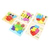 5pcs Baby Jigsaw Puzzles Animal Shaped Colorful Printing Educational Hands