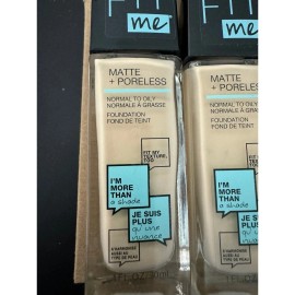 Maybelline Get 2-Maybelline Fit Me Matte + Poreless Oil Free Liquid Foundation 110- 1 fl oz