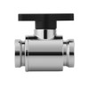G1/4" Internal Thread Silver Water Ball Valve for Computer Water