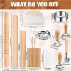 14 Pieces Pasta Making Tools Set, Ravioli Mold Set, Ravioli