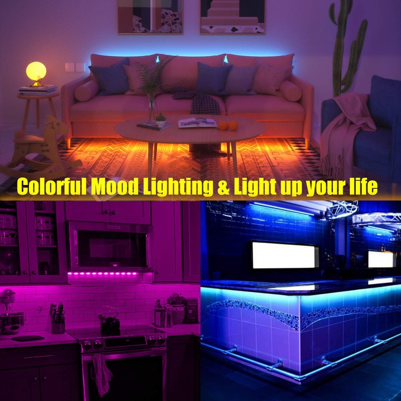 maylit Tv Led Backlight, 16.4ft Led Strip Lights for 75-85in