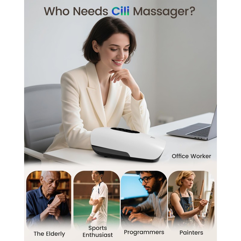 Hand Massager with Heat and Compression