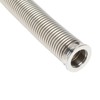 QMINOX SS304 KF25 Vacuum Corrugated Bellows Hose Set Length 200mm