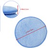 Microfiber Applicator Pads (5inch 8Pack, Baby Blue)