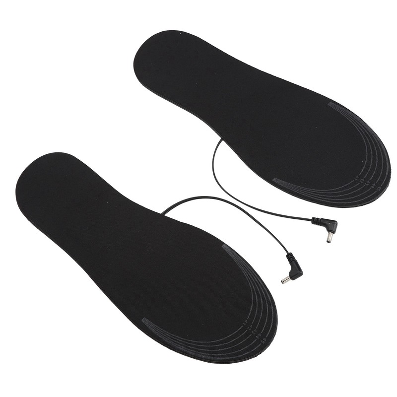2Pcs Heated Insoles L Size USB Plug in Washable Foot