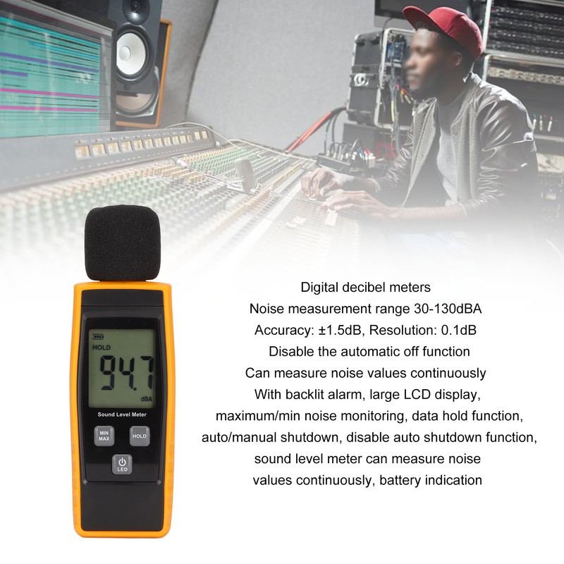 RZ1359 Digital Sound Level Meter Measurement Range 30‑130dBA Noise Level