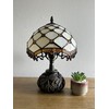 enjoy decor lamps Tiffany Table Lamp Gold Stained Glass Crystal