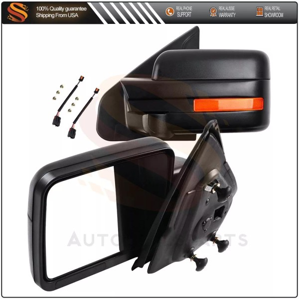 Autodealsparts Pair Power Heated Side View Mirrors For 2004-2012 2013