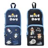 Lluvia Lapicera Nice Day Pack 2pz 3d Estampada 3 Cierres