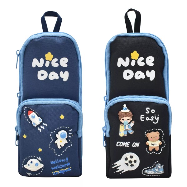 Lluvia Lapicera Nice Day Pack 2pz 3d Estampada 3 Cierres