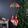 infactory Funny Santa: Singing Santa Sky with Parachute (Climbing Santa,
