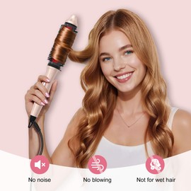 Infrared Thermal Brush, 2026 Upgrated Negative Ion Thermal Round Brush for Women Girls Hair Care, Larger Barrel for Faster Blowout, 6-Temp, Dual Voltage, No Damage, LED Display, 1.7 Inch Salon Styler