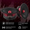 DS18 PRO-X6.4BM Loudspeaker - Pair of 6.5", Midrange, Red Aluminum