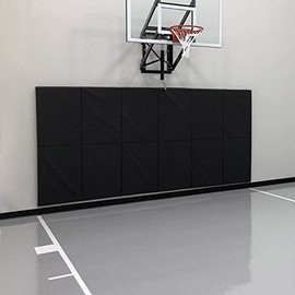 PROGOAL Wall Mount 2" Thick Foam Protection Pad，Gym Basketball-Court Garage Car-Door Babyroom Protectors，Durable Waterproof Paddings for Wall-Mounted Basketball Hoops(60" L x 20" W,1Pack)