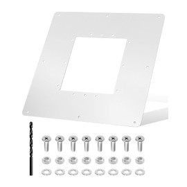 HZSIFU Stainless Steel Pool Wall Repair Panel, Pool Skimmer Repair Kit for Above Ground Pools, Compatible with Hayward SP1091LX 1094 SPA SP-2094 10950M 1094 H Hydrotools 8940