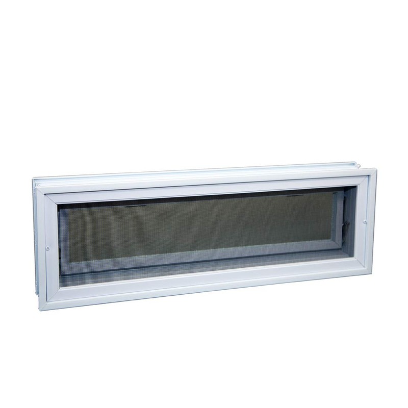 2408 Hopper Vent Window for Glass Blocks, Sheds, Cabins, Tiny