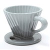 Chantal "Lotus" ceramic pour over coffee dripper, 8 ounces, Fade